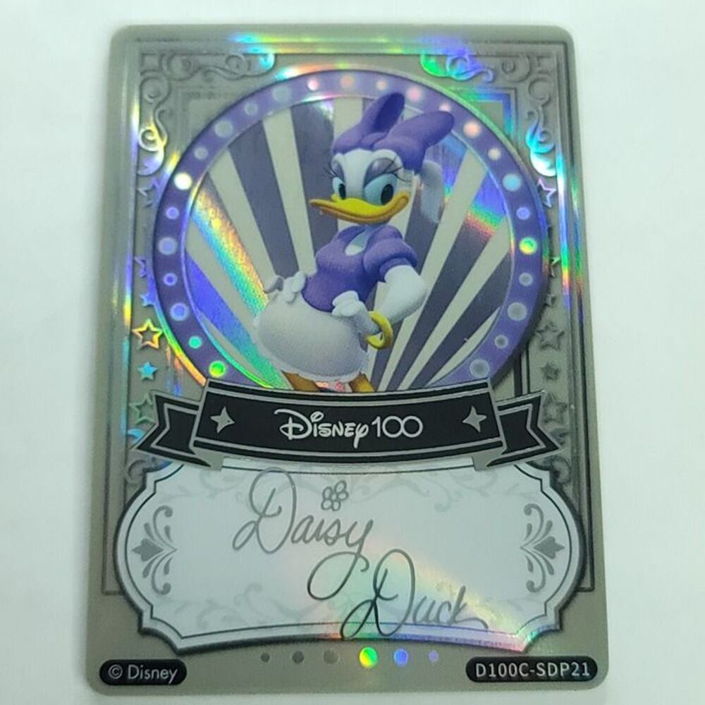 Daisy Duck 2023 Card Fun Disney 100 Carnival Series Signature 062/200